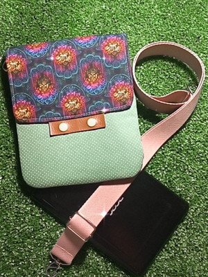Mão de fátima, hamsá, ganesha, bolsa transversal