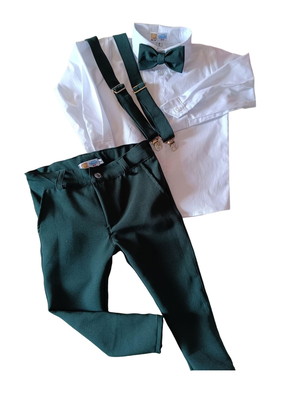 Conjunto com suspensório