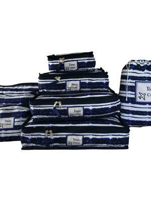 Organizador de mala masculino -kit 8 pecas