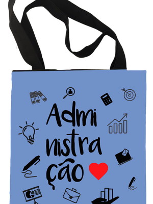 Bolsa sacola ecobag atacado curso de administração ícones