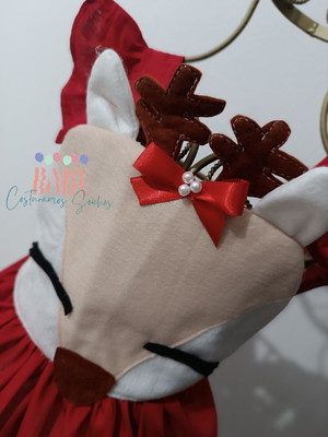 Vestido rena do papai noel