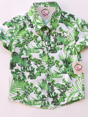 Camisa havaiana para pai mae e filho