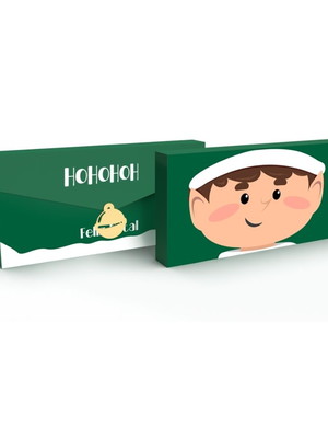 Presente de natal envelope cartas de natal com chocolate