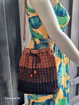 Bolsa crochê.