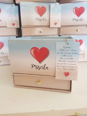 Caixa cartonada personalizada para flores naturais