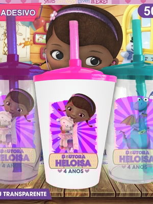 Copo twister personalizado doutora brinquedos mod.2 - 500 ml