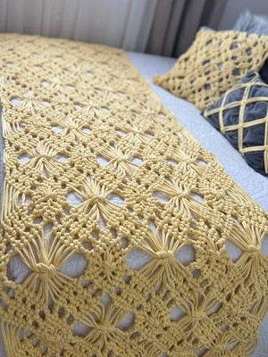 Peseira macrame ponto especial