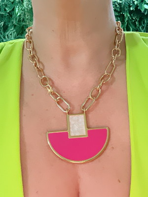 Colar cleo pink