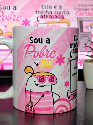 Caneca personalizada pobre girl - flork