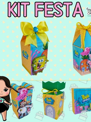 Lembrancinha bob esponja