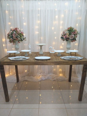 Aluguel pegue e monte de casamento