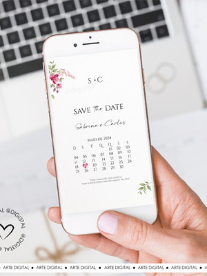 Save the date romantic
