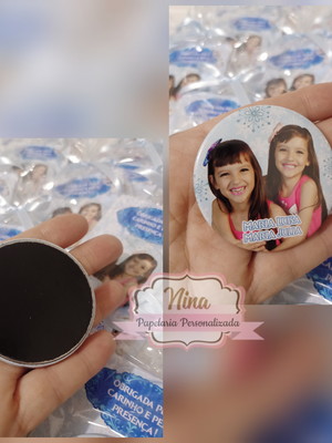 Botton com imã 5,5cm - feliz aniversário