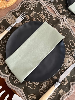 Jogo americano para churrasco - coleção charm - impermeável