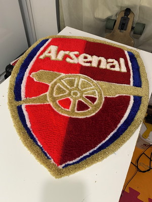 Tapete tufting - arsenal fc
