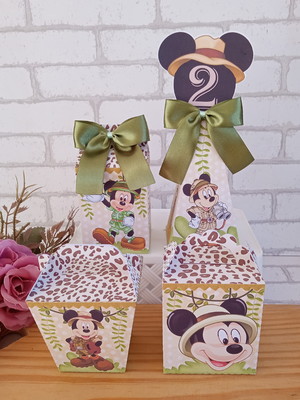 Pegue e monte - personalizados mickey safari