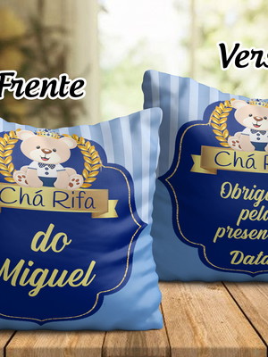 Chá rifa chaveiro almofada personalizado