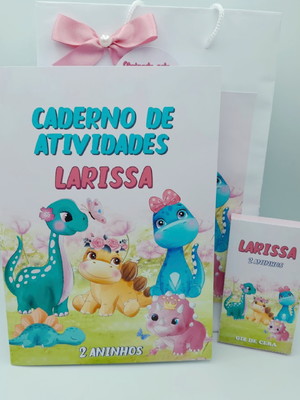 Kit pintura personalizado com sacolinha