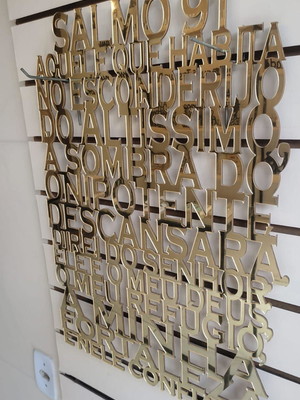 Salmo 91 acrílico