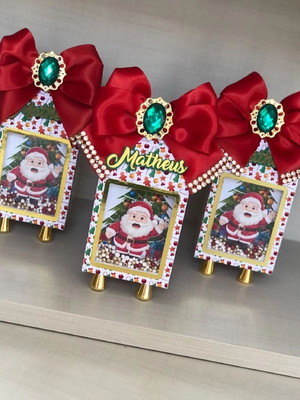 Caixa milk linha luxo tema papai noel