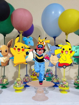 Centro de mesa cúpula pokémon!!!!!