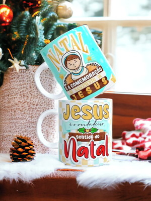 Caneca nataliana para café