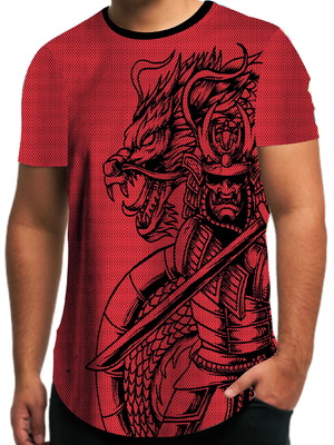 Camisa longline curved