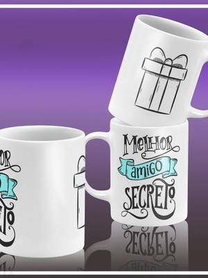 Caneca melhor amigo secreto