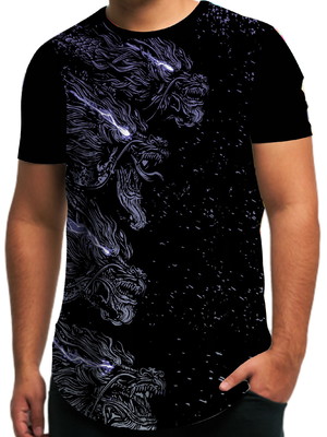 Camisa longline curved
