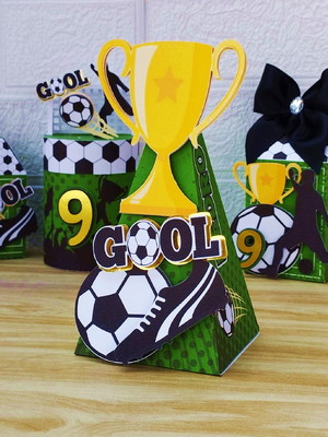 Caixa cone futebol