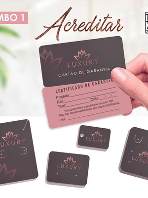 5000 uind combo tags semijoias personalizado
