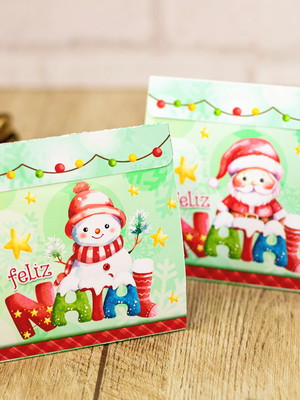 Porta bombom lembrancinha natal