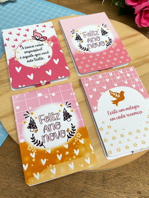 Bloquinho personalizado natal 14x9 cm