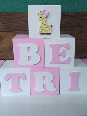 Kit com 7 cubos 6×6 decorados