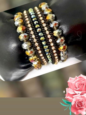 Pulseira com fecho de imã