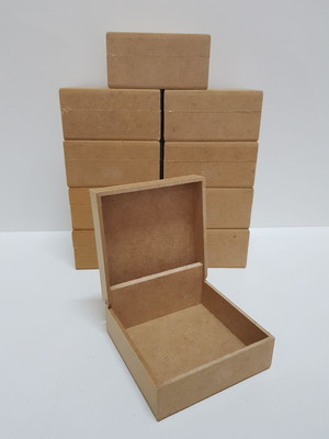 20 caixas 10x10x5 com parafuso mdf cru