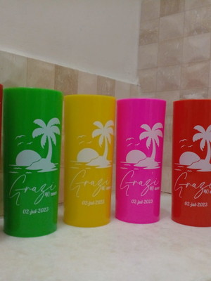 Copo long drink personalizado com 1 cor