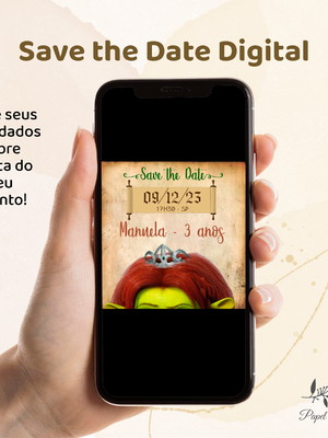 Save the date digital fiona modelo 1