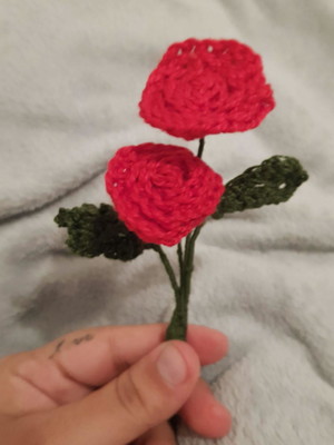 Vaso de flores croche