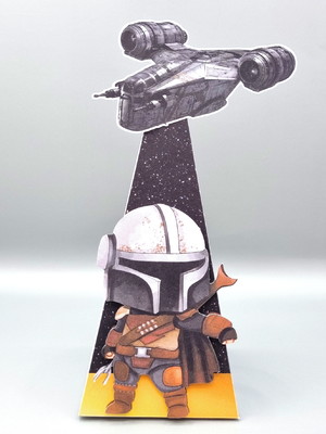 Caixa cone - star wars mandalorian