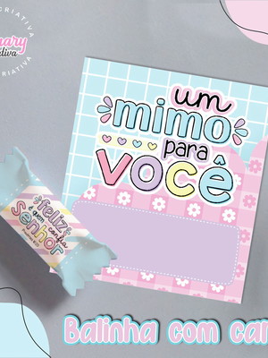 Bala personalizada com card versículos mod.0009