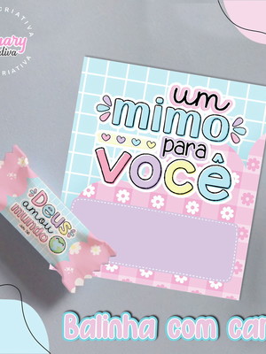Bala personalizada com card versículos mod.0011