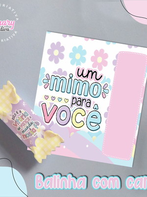 Bala personalizada com card versículos mod.0001