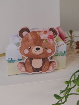 Caixinha para doces bosque baby ursinha