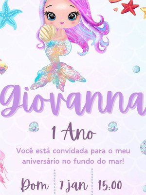 Convite virtual personalizado