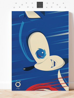 Quadro mdf sonic - pst- geek - 0015