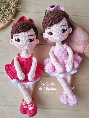 Boneca bailarina, 31 cm