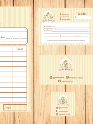 Identidade visual modelo exclusivo by sweet paper