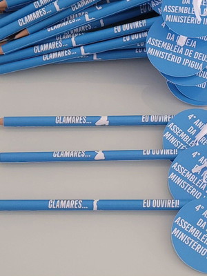 Lápis personalizado com tag