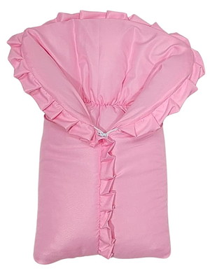 Porta bebe rosa saco bebe macio quentinho